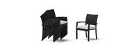 Portofino® Comfort 8pc Sunbrella® Outdoor Dining Chairs - Dove Gray